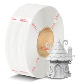 ANYCUBIC PLA Filament Refill 1.75mm, 3D Printer Filament, for Reusable Spools, Dimensional Accuracy +/- 0.02mm, Fit with Most Reusable Spools, 1KG, White ANYCUBIC