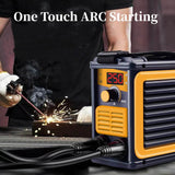 Wrdlosy 250A 110V Welding Machine, Portable Welder Machine, IGBT Digital Display LCD Stick Welder, Home DIY Arc Welder, Hot Start Arc Force Anti-stick Mini Welder WRDLOSY