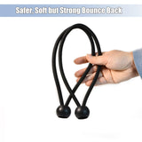 Trampoline Replacement Bungee Ropes –15 PCS 8.5in Heavy-Duty Elastic Cords for Trampoline Repair, Durable Jumping Mat Accessories, Fits 12-16 ft Round Trampolines, Include 1 PCS Install Puller Tool ECEOCC