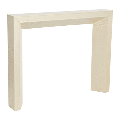 Creative Co-Op Modern Fireplace Mantel, Distressed Cream