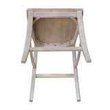 International Concepts Cosmo Stool Barstool, Washed Gray Taupe IC International Concepts
