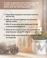 VEHHE Candle Lighter, Electric Rechargeable Arc Lighter with LED Battery Display Long Flexible Neck USB Lighter for Light Candles Gas Stoves Camping Barbecue VEHHE