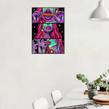 Toulideifaria Diamond Art 5D Diamond Painting Kit Gem Art Kits for Adults Wall Decoration Crafts 12x16inch(Cool Girl) Toulideifaria