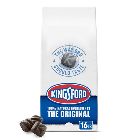 Kingsford Original Charcoal Briquettes, BBQ Charcoal for Grilling, 16 Pounds (Package May Vary) Kingsford