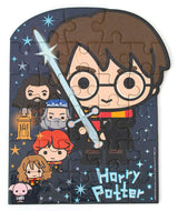 Playhouse Glow in The Dark Harry Potter Chibi 28-Piece Die-Cut Shaped Mini Puzzle for Kids Playhouse