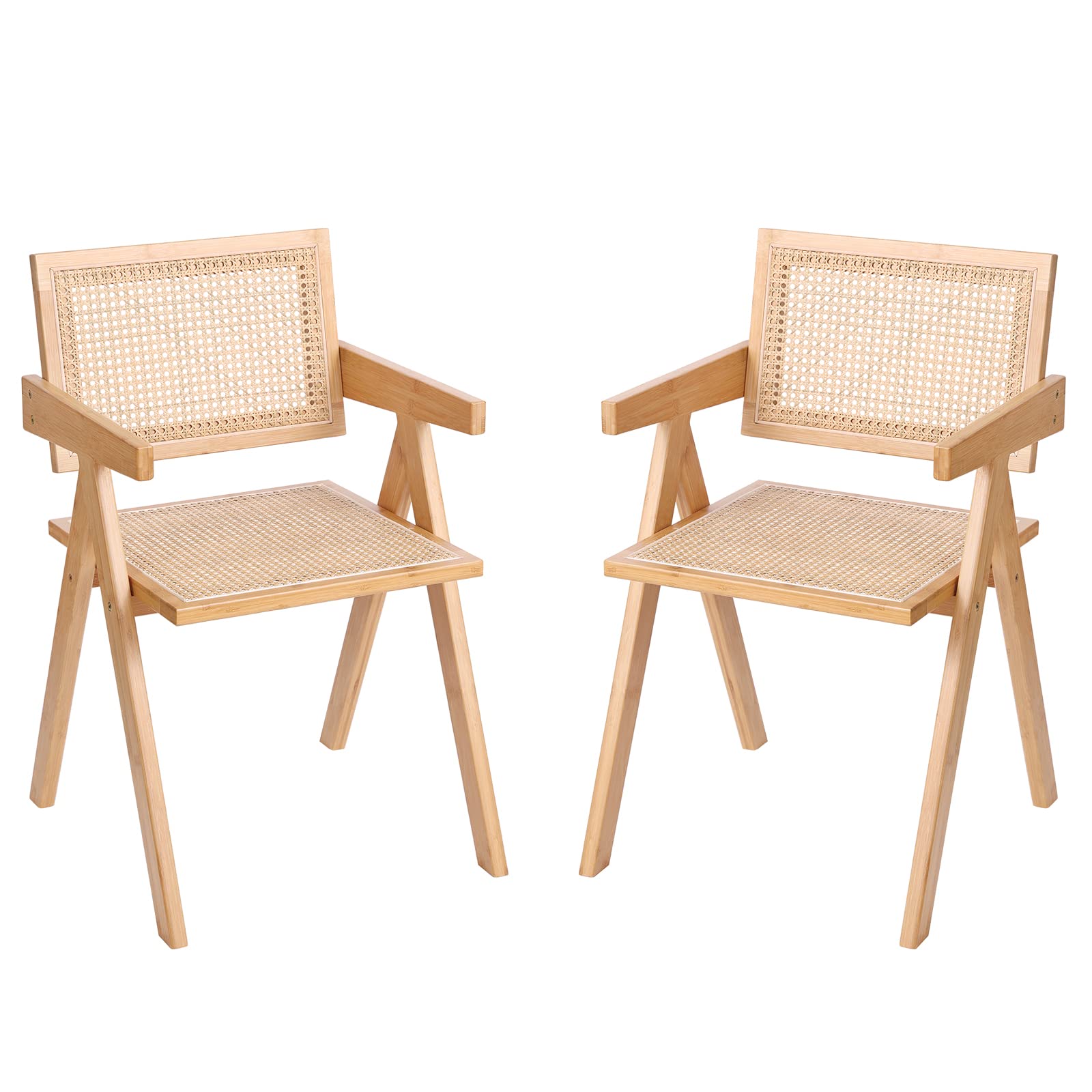 Furlide Rattan Dining Chairs - Thumbnail 3