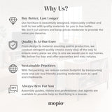 mopio Brooklyn 80.8" Headboard Only, Wood Headboard, Modern Farmhouse, Boho, Wall Mount, Fluted Panel, Wingback Design (Golden Oak, King) mopio