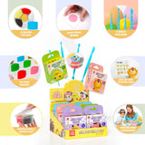 Air Dry Clay for Kids - Modeling Clay Kits, Ultra Light & Soft, Safe & Non-Toxic, 10 Boxes DIY Model Magic Clay 60 Colors with Sculpting Tools und Tutorials, Creative Art Crafts Toys Gifts Boys Girls LOUFOR