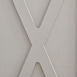 HOMCOM Farmhouse Computer Desk with Hutch and Cabinet, Home Office Desk with Storage, for Study, Light Grey HOMCOM