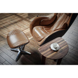 Nouhaus Classic Massage Chair with Ottoman – Caramel Leather Recliner with Percussive Shiatsu Massager, Built-in Speaker & Full Body Spot Massage – Ultimate Comfort for Home & Office Nouhaus