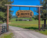 Custom Last Name Wooden Sign, Home Decor Large Wood Wall Art, Personalized Outdoor Cabin Sign, Cabin Monogram,3D carved decorative wooden plaques. EXUNART