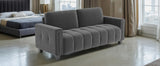 LIKIMIO 80.7" Sofa Couch for Living Room, Modern Loveseat Sofa with Extra Deep Seats, Comfy Armrests, 3-Seater Sofa, Couches for Living Room Apartment Lounge, Easy Assembly, Grey LIKIMIO