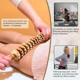 Wood Therapy Massage Tools 12 Roller, Wooden Massager Stick 16.8 Inch,Lymphatic Drainage Tool Cellulite Massager for Cellulite Reduction,Muscle Tension and Body Shaping,Contouring KintKita