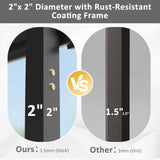 VEIKOU 20'x20' Carport, Metal Carport with Heavy Duty Galvanized Steel Roof, Car Port Shelter with Innovative Assembly Structure Metal Carport Kits for Car, Boat, Truck VEIKOU