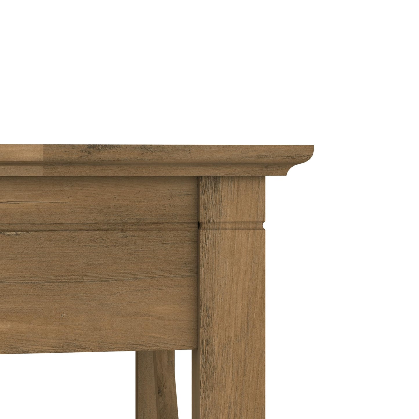 Bush Furniture Key West 48W Writing Desk in Reclaimed Pine - WoodArtSupply