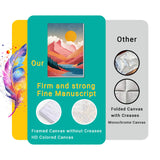 4 Pack Framed Paint by Numbers Kit for Adults Beginner Canvas Painting by Numbers for Adults Landscape Easy Adult Paint by Number Kits with Frame Mountain Watercolor Painting by Number 8x12 Inch obterie