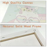 CarlonLin Framed 4 Pack Paint by Number for Kids, Paint by Numbers for Kids Ages 8-12, Paint by Numbers Kits Children Beginner, DIY Acrylic Oil Painting for Home Wall Decor (8x8inch) CarlonLin