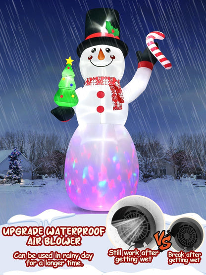 Kalolary 20 FT Christmas Inflatables Snowman Christmas Outdoor Decorations Blow Up Yard with Built-in LEDs for Indoor Outdoor Decor