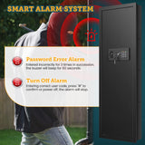 GHJGAGE 43.5" Tall Fireproof Wall Safe Between Stud, Heavy Duty Flush In Wall Safe With Digital Keypad & Removable Shelf, Hidden Gun Safe, Security Home Wall Safes For Storage Firearms Money Medicine GHJGAGE