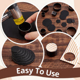 PH Padahall Leather Hole Punch Die Round, 8pcs Hole Hollow Punch 20 25 30 35 40 45 50 55mm High Carbon Steel Circle Cutter Tool Cutting Leather Hole Punch Set for Belts EVA Foam Fiber Board Clay Craft PH PandaHall