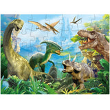 Dinosaur Jigsaw Puzzle for Kids Age 3-5 4-8 Year Old, 35 Piece Jumbo Toddler Floor Puzzle for Kid Boy Girl Learning Educational Toy Gift Box MyReiDo