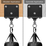 SELEWARE Punching Bag Hanger with Bearings Heavy Bag Beam Mount Hardware 360° Rotation Boxing Bag Hanger I Beam Heavy Bag Hanger Beam Mount Hooks with Carabiner for Hanging Heavy Punching Bag Sandbag SELEWARE