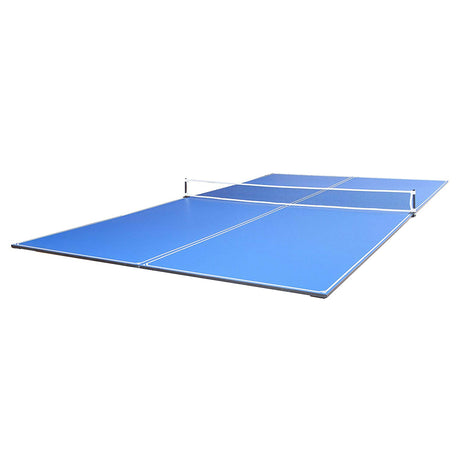 JOOLA Tetra - 4 Piece Ping Pong Table Top for Pool Table - Includes Ping Pong Net Set - Full Size Table Tennis Conversion Top for Billiard Tables - Easy Assembly & Compact Storage - Incl. Foam Backing JOOLA