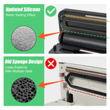 Etunsia Cordless Vacuum Sealer, Rechargeable Vacuum Sealer Machine, Build in Cutter and Bag Storage, With External Air Hose for Mason Jars/Canisters (Black and Gray) Etunsia