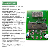 DIY Soldering Practice Kits DS18B20 Temperature Sensor Module DIY Electronic Kits Soldering Project Kit 0-99 ℃ (32℉-210℉) Dingdong Store ZGSJBKL