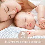 BedStory 4 Inch Firm Mattress Topper Twin Size - Pain-Relief Memory Foam Bed Topper, Cooling Gel High-Density Mattress Pad, Skin-Friendly Non-Slip Cover, CertiPUR-US Certified BedStory