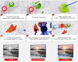 ‌Paint by Numbers Kit for Adults Sunset Lake Landscape Painting DIY Art with 16x20 Inch Canvas Acrylic Paints and Brushes Impressionist Style Scenery Relaxing Hobby Gift Idea TUMOVO