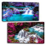 2 Pack Diamond Painting Kits，Large 5D DIY Lake Waterfall Diamond Painting Kits for Adults，DIY Full Drill Crystal Rhinestone Arts and Crafts，Gem Art Painting with Diamond Home Wall Decor (28X16inch) OFRKE