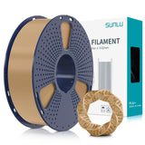 SUNLU 3D Printer Filament PLA Plus 1.75mm, SUNLU Neatly Wound PLA Filament 1.75mm PRO, PLA+ Filament for Most FDM 3D Printer, Dimensional Accuracy +/- 0.02 mm, 1 kg Spool(2.2lbs), Wood SUNLU