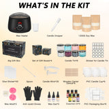 WITOROR Candle Making Kit, Scented Candles Making Kit Supplies with Digital Soy Wax Melt Warmer Candle Making Complete Kit for Adults Beginners DIY Starters WITOROR