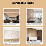 KVENI Acoustic Wood Slat Wall Panel - Wood Panels for Wall and Ceiling,3D Wood Paneling for Interior Wall Decor, 7.87"x 7.87" Fluted Sound Absorbing Panel (Sample, 3Pack) KVENI