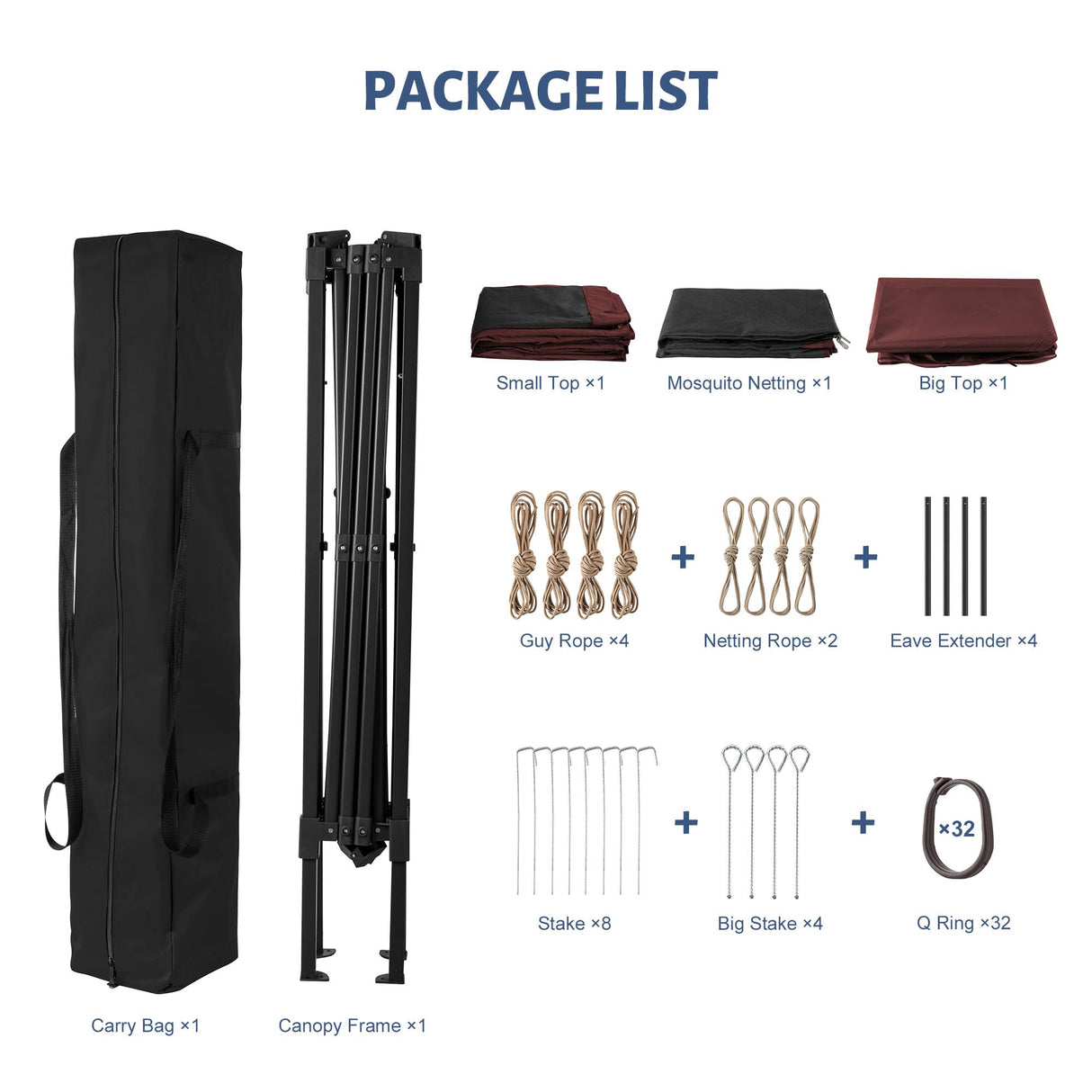 11'X11' Outdoor Gazebo, Pop Up Patio Gazebo with 4 Sidewalls Mosquito Netting, Heavy Duty Gazebo Canopy Tent with Double Air Roofs for Backyards, Patios, Decks, Gardens, Parks (Red) Yokayoay