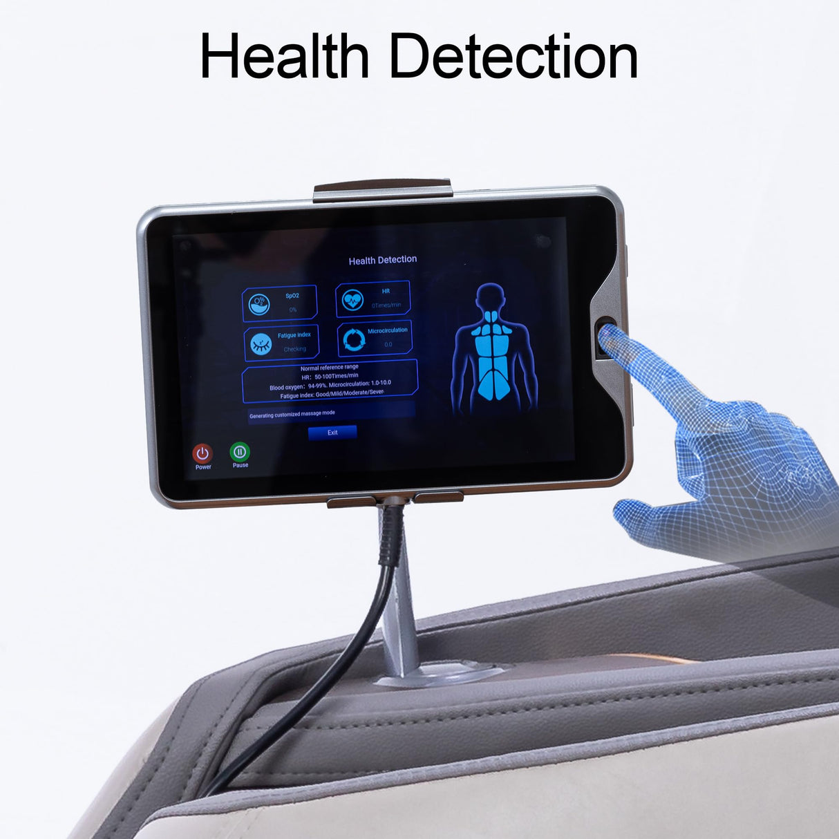 Alfine A710 Pro 4D Massage Chair iRest System, Full Body Zero Gravity Recliner with SL Track, 20 Modes, Yoga Stretching, Health Detection, APP & AI Voice Control and Auto Extendable Footrest (Beige) Alfine