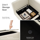 mopio Oversized Modular Sectional Sofa with Fully Removable Covers and Storage, Convertible U & L Shaped Sectionals, Modern Cloud Couch for Living Room with Ottoman Chaise, 4 to 8 Seats, Off White mopio