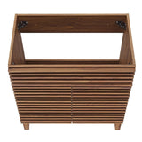 Modway Render 30" Bathroom Vanity in Walnut - Sink Basin Not Included Modway