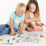 Lewtemi 36 Pcs Create Your Own Window Art Suncatcher Kits for Kids Animal Craft Suncatcher Paint with 24 Suction Cups for Ornament Painting Kids Classroom Party Activities Lewtemi