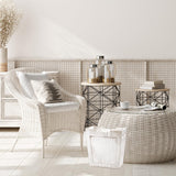 TOPZEA Wood Trash Can, Rectangular Rustic Wooden Waste Basket Farmhouse Wastebasket Bin with Handle Small Narrow Garbage Can Trash Bin for Near Desk, Bedroom, Office, Bathroom, Living Room Decor TOPZEA