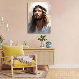 Jesus Portrait Paint by Numbers Kit for Adults, 16"x20" Canvas Painting Kit for Beginners, Modern Aesthetic DIY Paint by Number on Canvas for Home Wall Decor 156 Generic