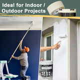 EFOK 10 Pack Masking Tape 2 Inch Wide Bulk, 2025 Upgrade White Painters Tape Anti-UV General Purpose, 1.88 Inch × 55 Yards Total 550 Yards EFOK