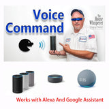 Universal Smart WiFi Ceiling Fan Remote Control Kit, Compatible with Alexa, Google Assistant and Smart Life App, No Hub Required DIMMER Humpptom