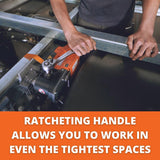 Fein Slugger MagForce 90 Compact Magnetic Drill Up to 1-3/8" - Lightweight Powerful Maintenance-Free 10-Amp Base Drill for the Toughest Jobs - 72732362090 Fein