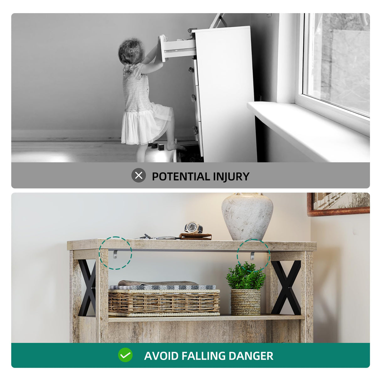 YITAHOME Shoe Cabinet with 2 Flip Drawers, Entryway Shoe Storage Cabinet with Open Shelves, Free Standing Hidden Shoe Rack Storage Organizer for Entryway/Hallway/Closet YITAHOME