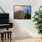 VETEB Paint by Numbers Kit for Adults Beginner Great Wall China DIY Painting on Canvas by Numbers Acrylic Oil Painting for Home Decor Gifts 16"x20" VETEB