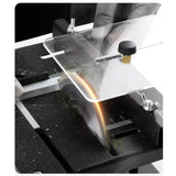 CNCEST Mini Table Saw, Woodworking Mini Sliding Table Saw Household Multifunctional Bench Saw Kit, 0°-90° Angle Adjustment, for Metal Plastic Wood CNCEST