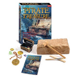 Zugar Land 6" Pirate Treasure Chest Excavation Dig Kit - Be an Explorer! Dig & Discover The History and Myths of Pirate with This Cool kit. Zugar Land