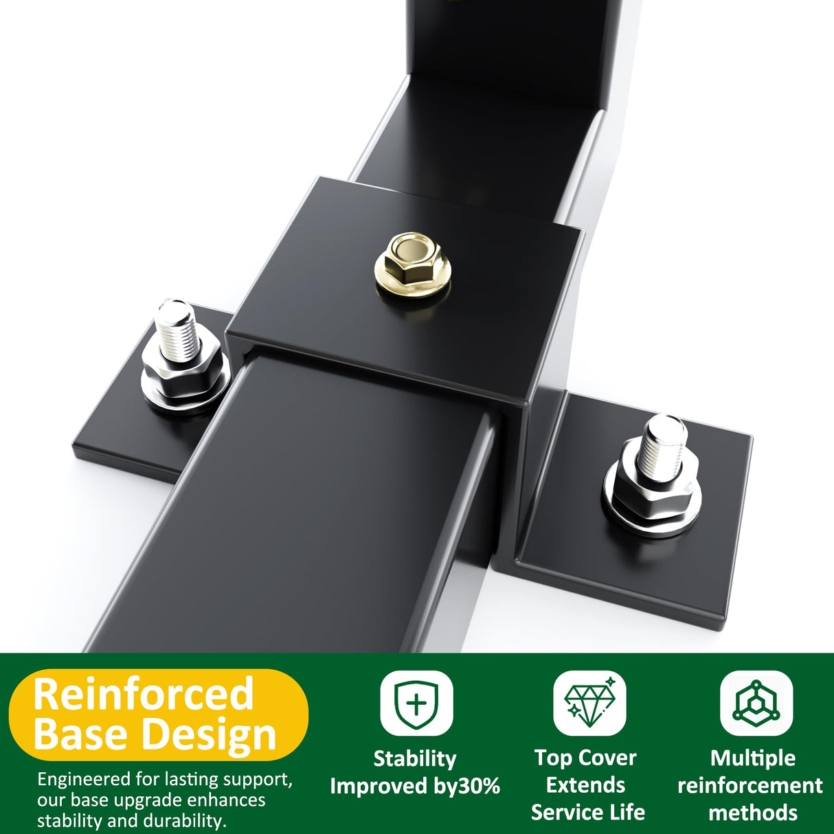 VIWAT Carport 10x15 FT, Metal Carport with Enhanced Base, Outdoor Heavy Duty Garage Galvanized Car Shelter for Pickup, Car, Boat and Tractors VIWAT